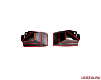 Vivid Racing VR-G87M2-DCF-650 VR Aero Carbon Fiber Front Bumper Side Air Ducts V1 BMW M2 G87