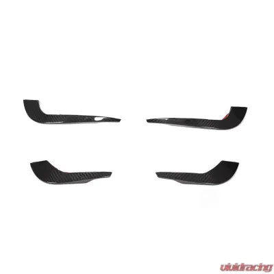 Vivid Racing VR-A4-686 VR Aero Carbon Fiber Front Bumper Canards Audi A4 | S4 Quattro S-Line 2019