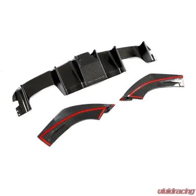 Vivid Racing VR-F87M2-612 VR Aero Carbon Fiber Rear Diffuser w/ LED Light BMW 2 Series | M2 F87