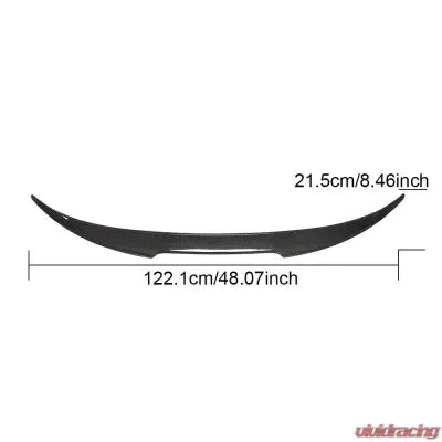 Vivid Racing VR-M8-612 VR Aero Carbon Fiber Rear Trunk Spoiler V3 BMW M8 Gran Coupe F93 G16 2018-2021