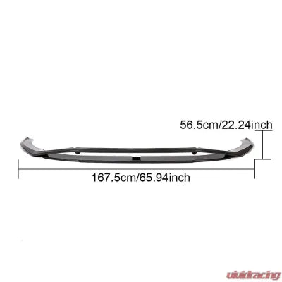 Vivid Racing VR-A4S4-602 VR Aero Carbon Fiber Front Lip Spoiler V1 Audi A4 | S4 S-Line Sedan 2020-2021