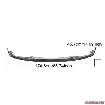 Vivid Racing VR-F87-603 VR Aero Carbon Fiber Front Lip Spoiler BMW M2 F87 2016-2018