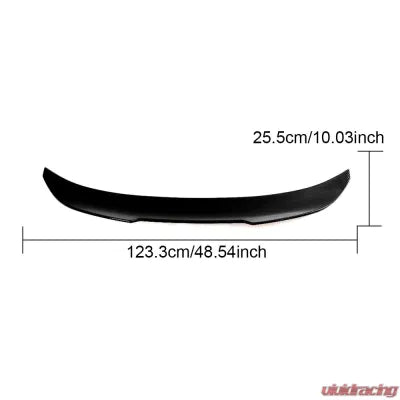 Vivid Racing VR-F80F30-F35M3MT-616 VR Aero Dry Carbon Fiber Rear Trunk Spoiler V4 BMW 3 Series F80 M3 | F30 | F35 M-Tech