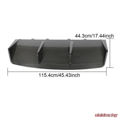 Vivid Racing VR-TAYC9J1T-610 VR Aero Carbon Fiber Rear Diffuser V2 Porsche Taycan 9J1 Sedan 2019-2021