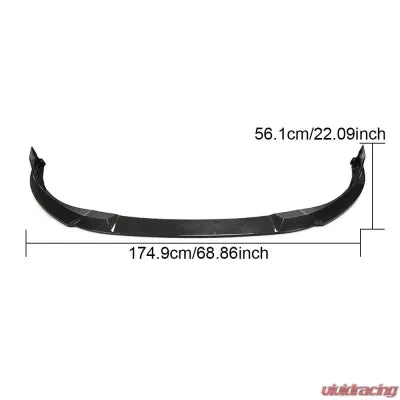 Vivid Racing VR-MK8-600 VR Aero Carbon Fiber Front Lip Spoiler V1 Volkswagen Golf MK8 GTI 2021-2022