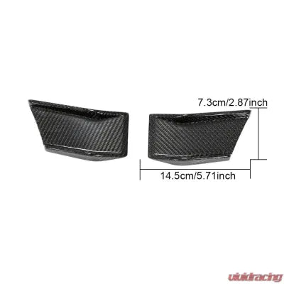 Vivid Racing VR-G22-G23-601 VR Aero Carbon Fiber Front Bumper Canards BMW 4-Series G22 | G23 M-Sport Bumper 2020-2024