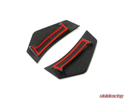 Vivid Racing VR-R8V10-602 VR Aero Carbon Fiber Rear Bumper Splitter Canards Audi R8 V10 2023+