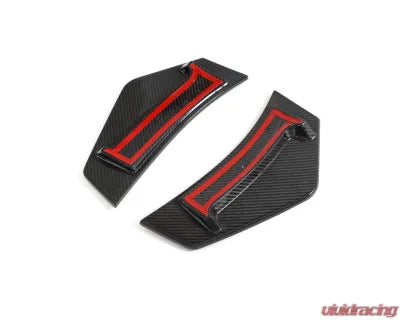 Vivid Racing VR-R8V10-602 VR Aero Carbon Fiber Rear Bumper Splitter Canards Audi R8 V10 2023+