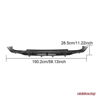 Vivid Racing VR-C257-612 VR Aero Carbon Fiber Rear Diffuser Mercedes CLS450 | CLS550 C257 2018-2021