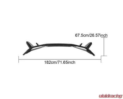 Vivid Racing VR-R8V10-601 VR Aero Carbon Fiber Front Lip Spoiler Track Spec Audi R8 V10 2023+