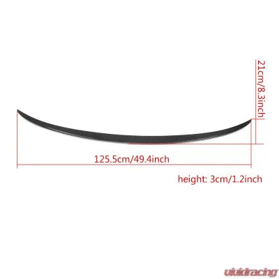 Vivid Racing VR-F10M5MT-611 VR Aero Carbon Fiber Rear Trunk Spoiler BMW 5 Series F10 M5 | M-Tech