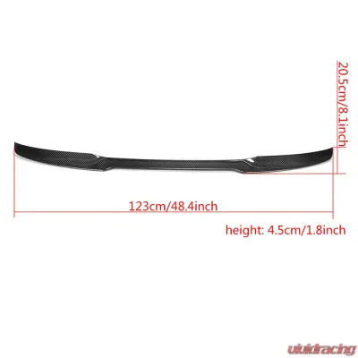 Vivid Racing VR-F80F30M3MT-611 VR Aero Carbon Fiber Rear Trunk Spoiler BMW 3 Series F80 M3 | F30 M-Tech