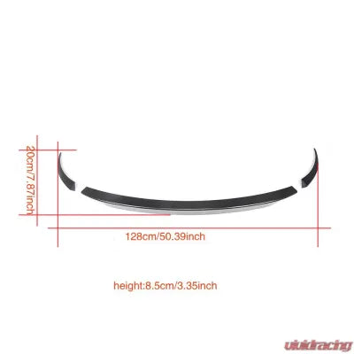 Vivid Racing VR-MACAN-616 VR Aero Carbon Fiber Rear Hatch Middle Wing Spoiler V2 Porsche Macan Sport Utility 2014-2020