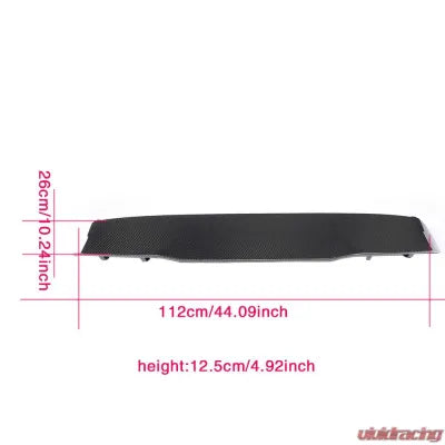 Vivid Racing VR-MK7-612 VR Aero Carbon Fiber Roof Spoiler Volkswagen Golf | GTI MK7 2014-2019