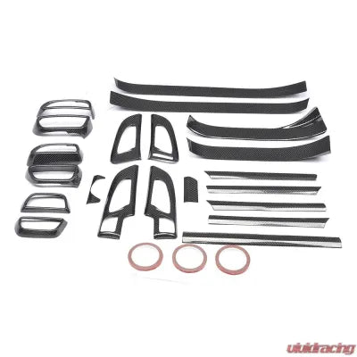 Vivid Racing VR-CAYN-INT VR Aero Carbon Fiber Interior Trims Central Console Gear Shift Panel Porsche 958 Cayenne 2015-2016