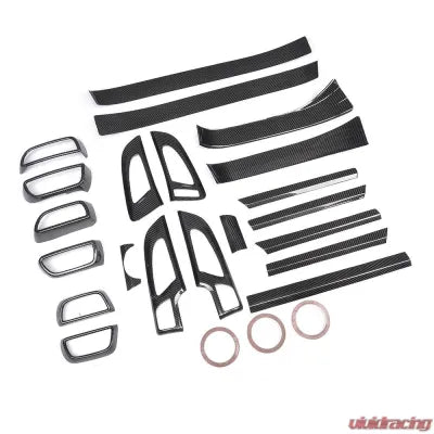 Vivid Racing VR-CAYN-INT VR Aero Carbon Fiber Interior Trims Central Console Gear Shift Panel Porsche 958 Cayenne 2015-2016