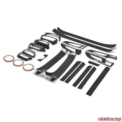 Vivid Racing VR-CAYN-INT VR Aero Carbon Fiber Interior Trims Central Console Gear Shift Panel Porsche 958 Cayenne 2015-2016