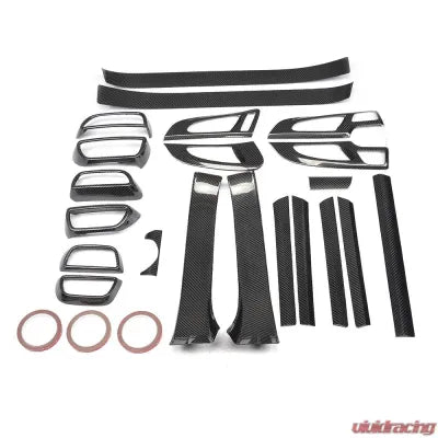 Vivid Racing VR-CAYN-INT VR Aero Carbon Fiber Interior Trims Central Console Gear Shift Panel Porsche 958 Cayenne 2015-2016