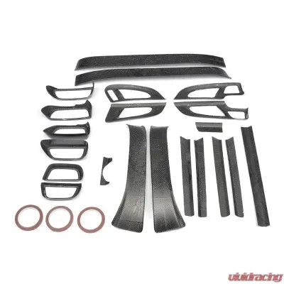 Vivid Racing VR-CAYN-INT VR Aero Carbon Fiber Interior Trims Central Console Gear Shift Panel Porsche 958 Cayenne 2015-2016