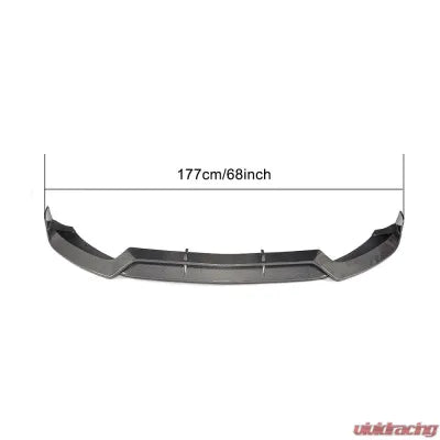 Vivid Racing VR-C205W205A205-601 VR Aero Carbon Fiber Front Lip Spoiler V2 Mercedes C Class W205 C205 A205 Sport C43 AMG Coupe 2015-2019