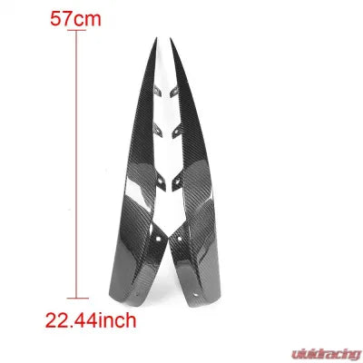 Vivid Racing VR-CLS63-600 VR Aero Carbon Fiber Front Bumper Canards Mercedes CLS63 AMG W218 2015-2018