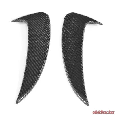 Vivid Racing VR-C205W205A205-615 VR Aero Carbon Fiber Front Bumper Fins Mercedes C Class W205 C205 A205 Base/Sport C43 AMG 2-Door 2015-2019