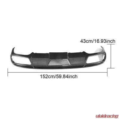 Vivid Racing VR-C238A238-610 VR Aero Carbon Fiber Rear Diffuser Mercedes E Class C238 A238 Sport 2-Door 2017-2019