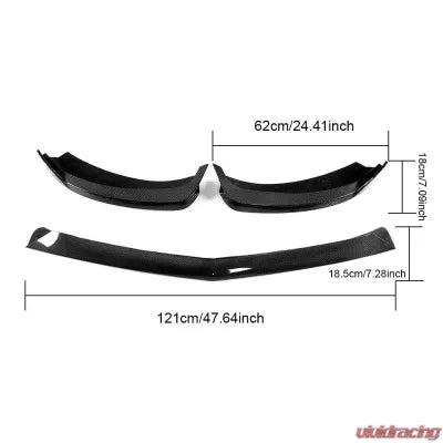 Vivid Racing VR-S500S550-601 VR Aero Carbon Fiber Front Lip Spoiler Mercedes S Class C217 S500 S550 Sport Coupe Pre-facelift 2015-2017