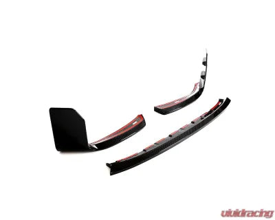 Vivid Racing VR-G87M2-DCF-600 VR Aero Carbon Fiber Front Lip Spoiler 3pc Set BMW M2 G87