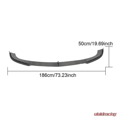 Vivid Racing VR-W212-601 VR Aero Carbon Fiber Front Lip Spoiler Mercedes E300 | E350 | E400 | E550 Sport W212 2014-2016