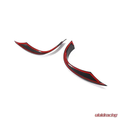 Vivid Racing VR-SLCR172-601 VR Aero Carbon Fiber Front Bumper Canards Mercedes R172 SLC180 | SLC200 | SLC300 Convertible 2016-2019