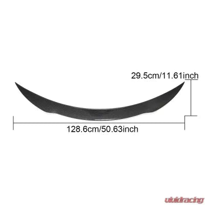 Vivid Racing VR-C63AMG-611 VR Aero Carbon Fiber Rear Trunk Spoiler Mercedes C43 AMG | C63 AMG Convertible A205 2015-2020