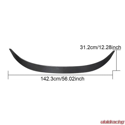 Vivid Racing VR-M8-614 VR Aero Carbon Fiber Rear Trunk Spoiler V2 BMW M8 Gran Coupe F93 G16 2019-2021