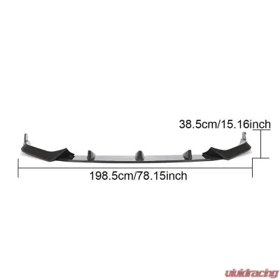 Vivid Racing VR-X7-600 VR Aero Carbon Fiber Front Lip Spoiler BMW X7 G07 M Sport 2019-2021