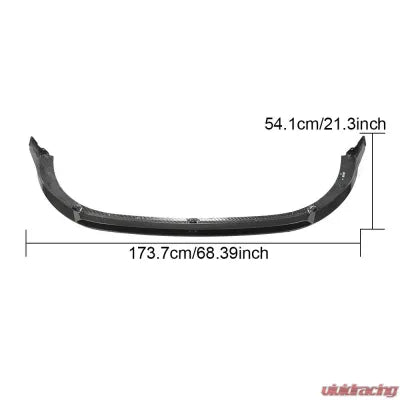 Vivid Racing VR-MK8-602 VR Aero Carbon Fiber Front Lip Spoiler V2 Volkswagen Golf MK8 GTI 2021-2022