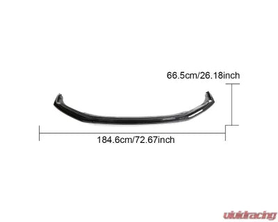 Vivid Racing VR-R8V10-600 VR Aero Carbon Fiber Front Lip Spoiler Audi R8 V10 2023+