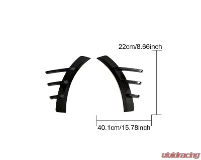 Vivid Racing VR-G87M2-DCF-613R VR Aero Carbon Fiber Rear Fender Arch Trim V1 BMW M2 G87