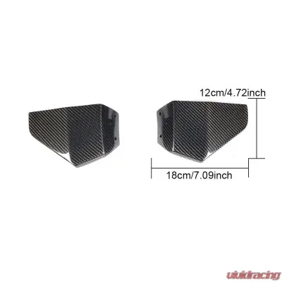 Vivid Racing VR-X3M-600 VR Aero Carbon Fiber Front Bumper Splitter BMW X3 M-Sport 2018-2020