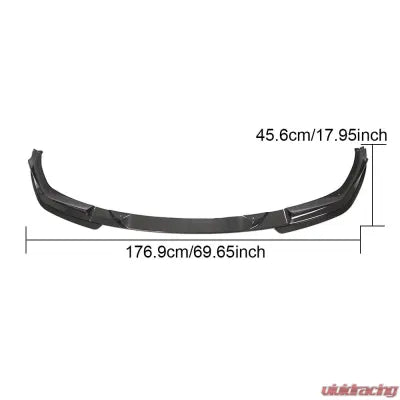 Vivid Racing VR-G20-600 VR Aero Carbon Fiber Front Lip Spoiler V1 BMW 3 Series G20 M Sport Sedan 2019-2021