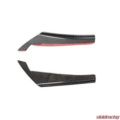 Vivid Racing VR-A4-600 VR Aero Carbon Fiber Front Bumper Canards Audi A4 B9 Base Sedan 2017-2020