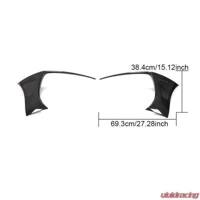 Vivid Racing VR-T6-650 VR Aero Carbon Fiber Front Bumper Side Vents Volkswagen T6 Multivan 2015-2019