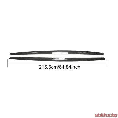Vivid Racing VR-F10M5MT-630 VR Aero Carbon Fiber Side Skirts BMW 5 Series F10 M5 | M-Tech