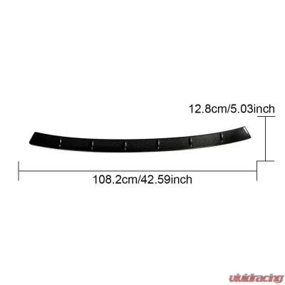 Vivid Racing VR-CIVIC-FL5-611 VR Aero Carbon Fiber Rear Window Roof Spoiler Honda Civic Type-R FL5