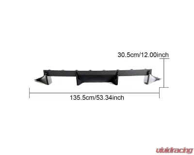 Vivid Racing VR-G87M2-DCF-610 VR Aero Carbon Fiber Rear Diffuser V1 BMW M2 G87