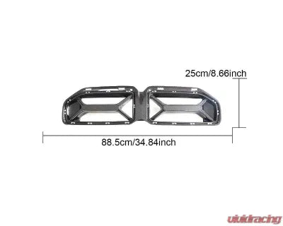 Vivid Racing VR-G87M2-DCF-GRILL-JC VR Aero Carbon Fiber Pre-Preg Front Grill BMW M2 G87