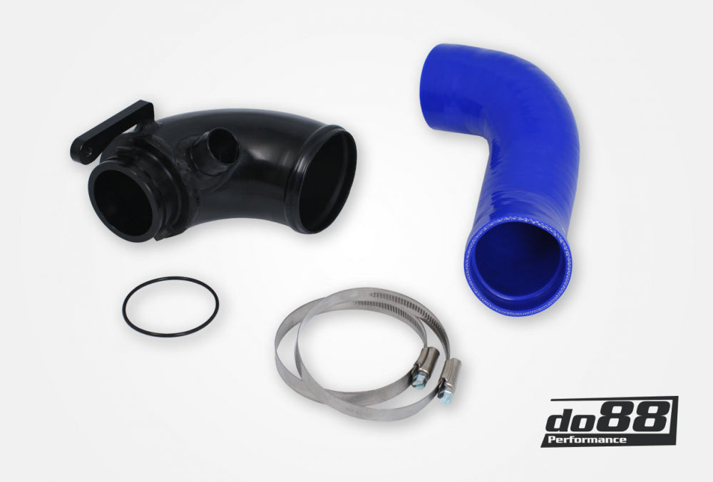 DO88 IR-130B-53-OEM VAG 1.8/2.0 TSI (MQB) Turbo inletpipe, Blue hose, Hybrid Turbo, OEM Airbox