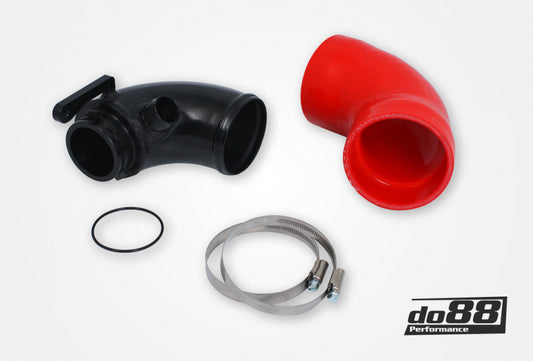 DO88 IR-130R-53-do88 VAG 1.8/2.0 TSI (MQB) Turbo inletpipe, Red hose, Hybrid Turbo, Airbox