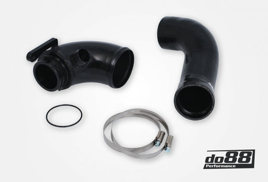 DO88 IR-130S-53-OEM VAG 1.8/2.0 TSI (MQB) Turbo inletpipe, Black hose, Hybrid Turbo, OEM Airbox