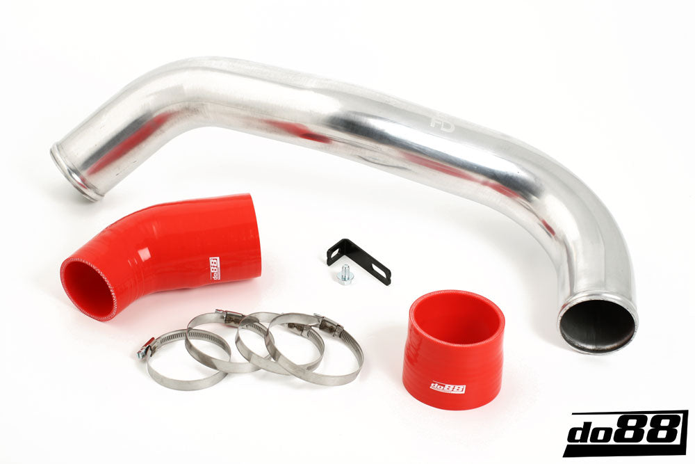 DO88 IR-140-R Volvo V40 S60 V60 V70 S80 07-16 Inlet pipe, Red hoses