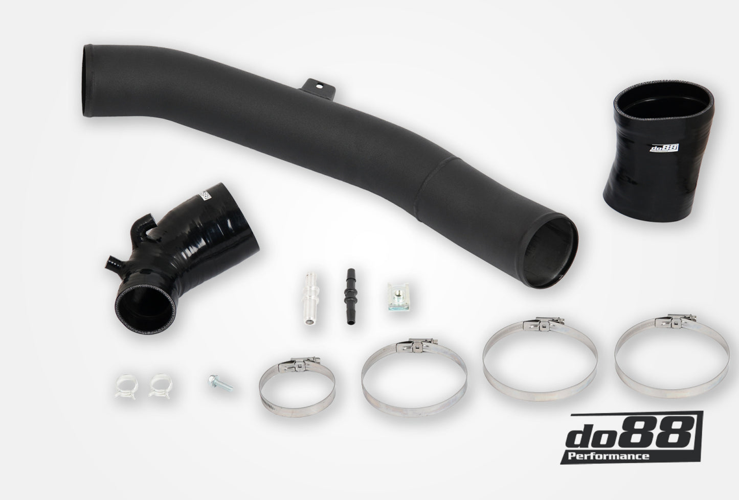 DO88 IR-160-S SAAB 9-5 2.8t V6 2010-2011 Inlet pipe with Black hoses